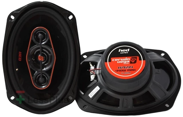 Main image of Cerwin-Vega H7694 HED Series 6"x9" 4-Way 450W Coaxial Car Speakers