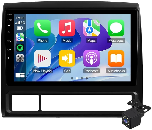 Main image of 9 Inch IPS Touchscreen Linux Car Stereo for Toyota Tacoma 2005-2013 with Wireless CarPlay & Android Auto Car Radio, Support Bluetooth, FM Radio, Backup Camera, SWC, Dual USB
