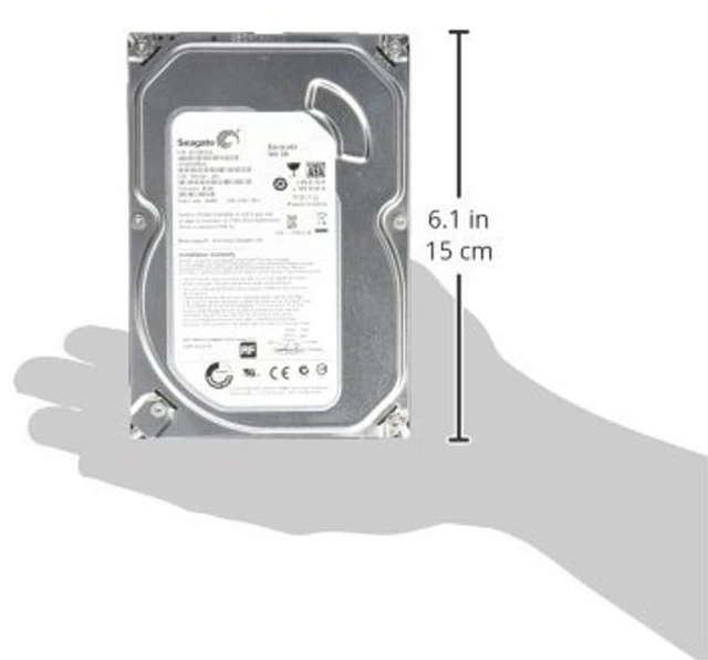 Alt view image 2 of 2 - (Old Model) Seagate 500GB Desktop HDD Sata 6Gb/s 16MB Cache 3.5-Inch Internal Bare Drive (ST500DM002)