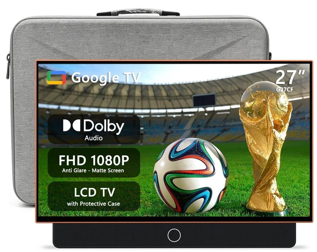 Main image of 27" Portable Outdoor TV FHD1080P Smart TV with Carry Case,Dolby Audio,HDR10