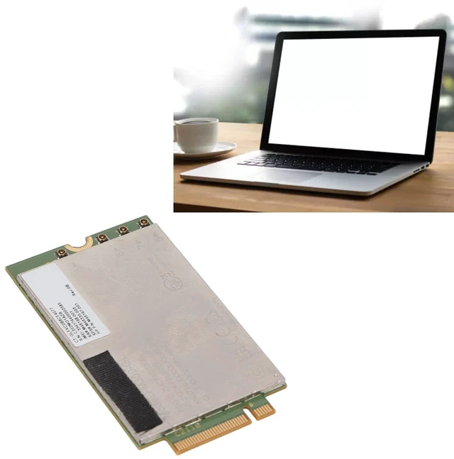 Alt view image 5 of 5 - FM350-GL 5G LTE M.2 Network Card Module, WCDMA 4x4 MIMO GNSS Network Card, 4.67Gbps Downlink 1.25Gbps Uplink, Network Card for X360 830 840 850 G7 Laptop