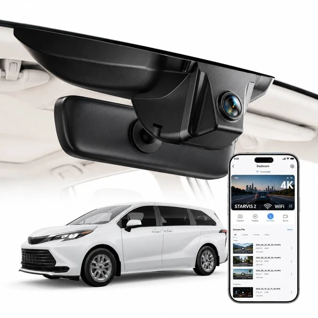 Main image of OVAMAN OEM-Fit Dash Cam for Toyota Sienna 2021-2026