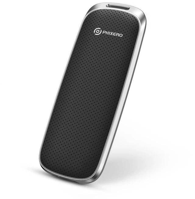 Main image of PHIXERO P10PRO External SSD NVMe 1TB, Up to 1050MB/s, USB 3.2 Gen2, Includes 2-in-1 USB C Cable, Portable SSD for iPhone 15/16 PRO/Android/Mac, Black