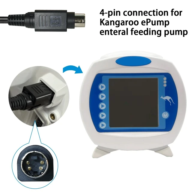 Alt view image 2 of 5 - MZSZYH 9V Power Adapter Compatible with Kangaroo ePump Enteral Feeding Pump