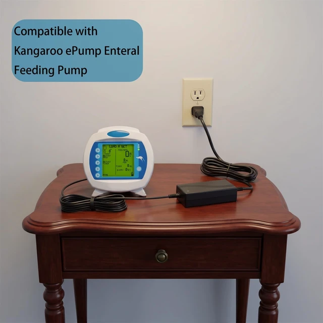 Alt view image 3 of 5 - MZSZYH 9V Power Adapter Compatible with Kangaroo ePump Enteral Feeding Pump