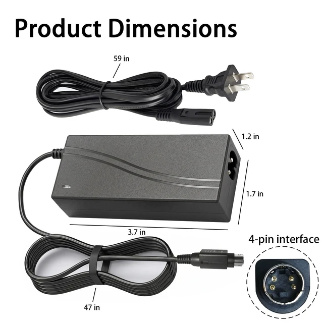 Alt view image 4 of 5 - MZSZYH 9V Power Adapter Compatible with Kangaroo ePump Enteral Feeding Pump