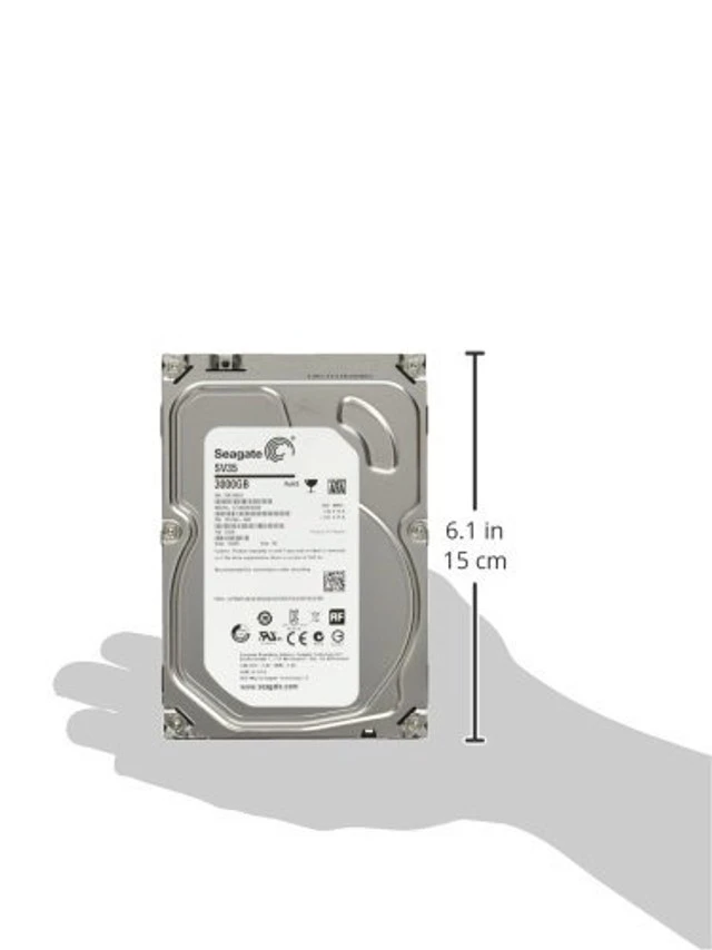 Alt view image 4 of 4 - Seagate SV35 3TB 7200RPM SATA 6-Gb/s 64MB Cache 3.5-Inch Internal Drive for Video Surveillance (ST3000VX000)