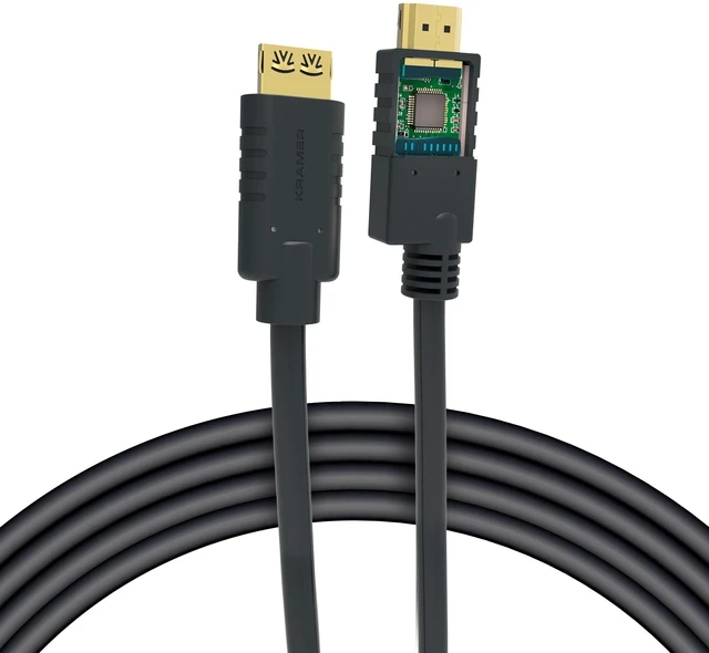Main image of Kramer Active High-Speed HDMI Cable CA-HM-50, 50 ft, 4K@60Hz, HDMI to HDMI