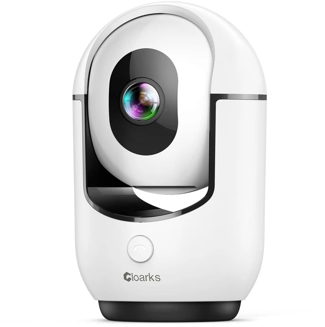 Main image of Cloarks 2K Pan/Tilt Security Camera, WiFi Indoor Cameras for Home Security with AI Motion Detection, Pet/Dog/Baby Camera with Phone App, 2-Way Audio, 24/7, Siren, TF/Cloud Storage