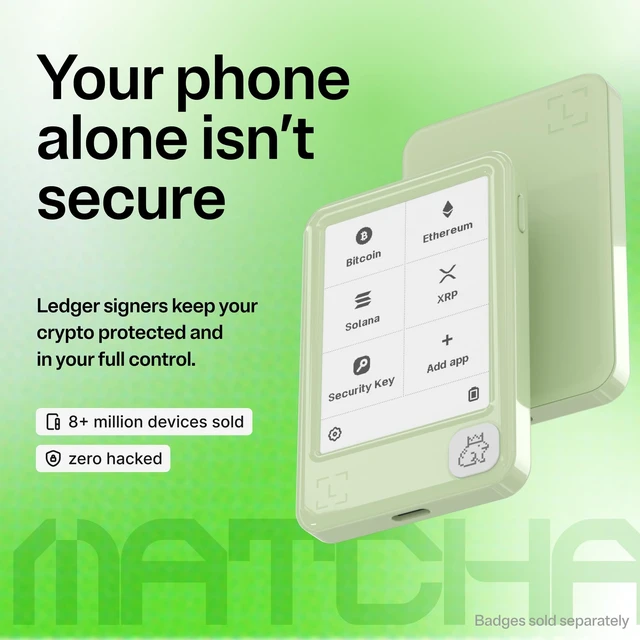Alt view image 5 of 5 - Ledger Nano Gen5 - Crypto Wallet - Securely Buy Digital Assets - Green