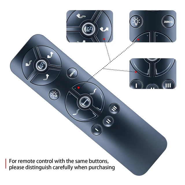 Alt view image 4 of 5 - SJUIF Replacement Remote for Blissful Nights E4 Adjustable Bed