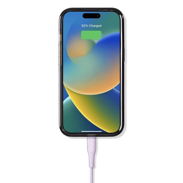 Alt view image 3 of 4 - CASETiFY Powerthru USB-C to USB-C Cable (2m/6.6ft) - Lavender
