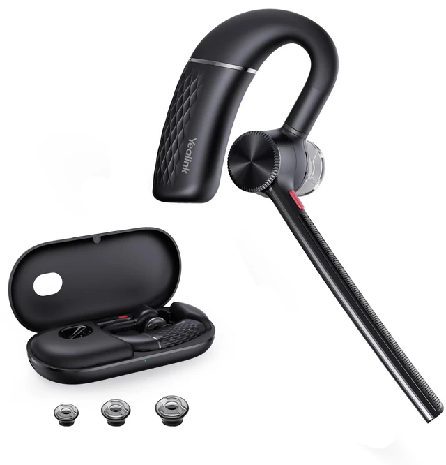 Main image of Yealink Bluetooth Headset BH71,Wireless Bluetooth Earpiece with 4 Noise Canceling Microphones,Teams&Zoom Certified,Mute Function,Connect to Cell Phone/Laptops,No Dongle