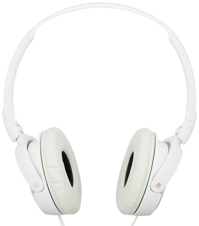 Alt view image 3 of 5 - Sony MDRZX310-WQ Foldable Headphones - Metallic White
