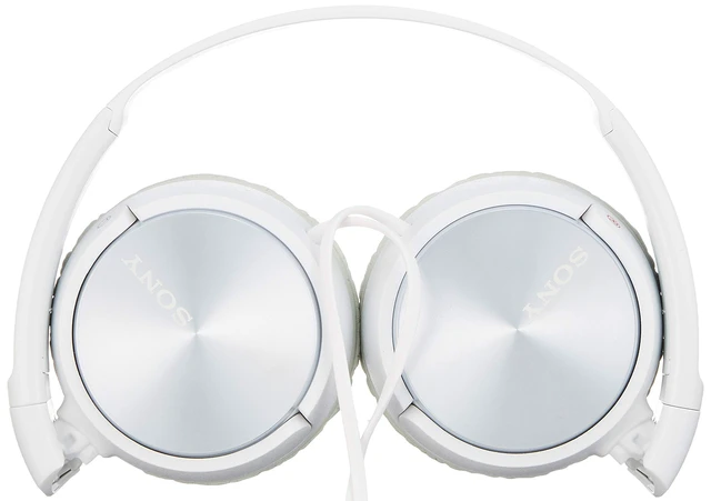 Alt view image 5 of 5 - Sony MDRZX310-WQ Foldable Headphones - Metallic White