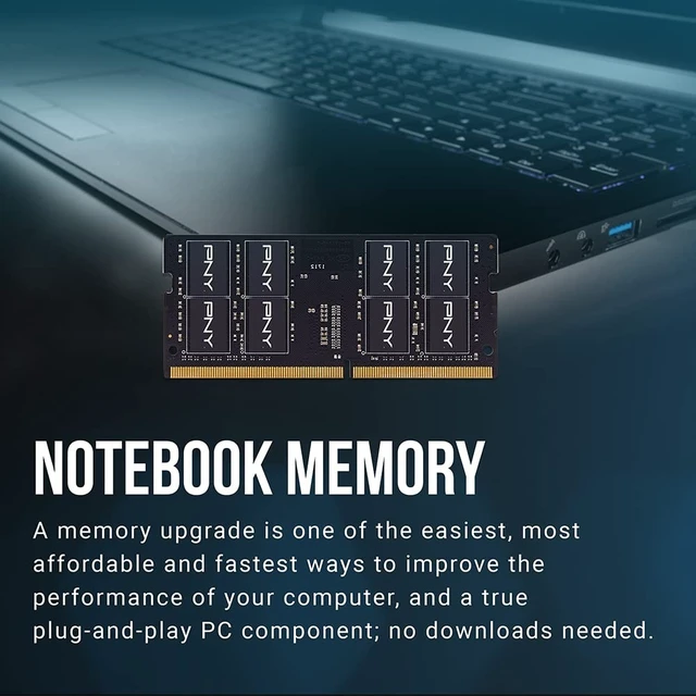 Alt view image 4 of 5 - PNY DDR4 16GB (1x16GB) 3200MHz CL22 Performance Notebook Memory