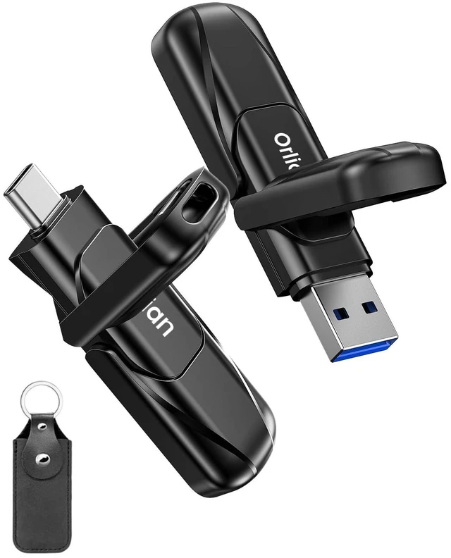 Main image of Orlian 256GB USB C Flash Drive USB 3.2 Gen 1 SSD Thumb Drive 450MB/s