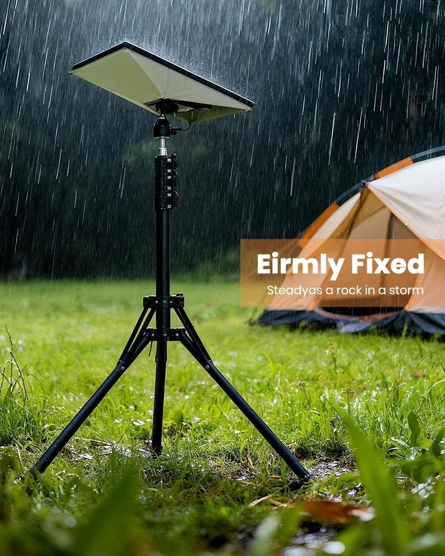 Alt view image 5 of 5 - Starlink Mini Tripod Mount with Adapter,Featuring Adjustable Height and 360 Angle Adjustment, Tripod mounting kit,Compatible with Starlink Mini Satellites. Ideal for Camping and RV Travel.