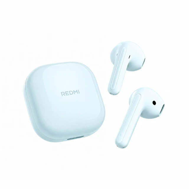 Main image of XIAOMI Redmi Buds 8 Active Wireless Earbuds, SemiinEar Design, 14.2mm Titanium Driver, DualMic AI Call Noise Reduction, 37H Playtime, Bluetooth 5.4, IP54 Water Resistant, Customizable EQ (Blue)