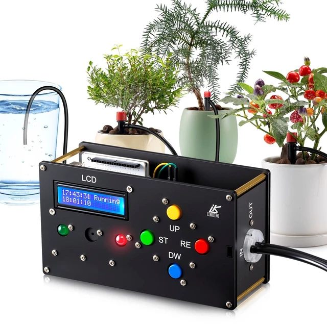 Main image of LK COKOINO Educational Kit for Arduino UNO, Timed Plant Watering System with Timer Alarm & Multiple Sensors, Arduino Coding,STEM Learning DIY Electronics Project Kit for 15+ Teens and Adul