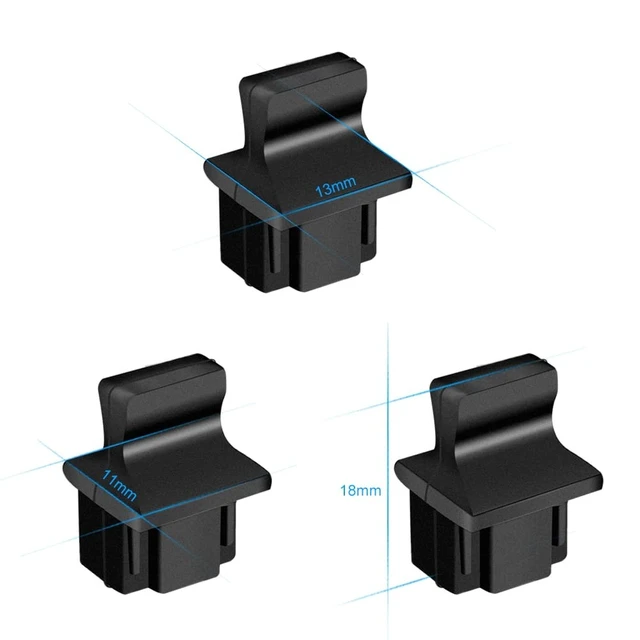 Alt view image 4 of 5 - OPSTRAN RJ45 Dust Covers Caps Ethernet Port Plugs Suitable for Open Slot on Network Switch Silicone 100pcs/pack