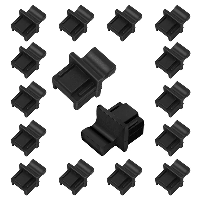 Alt view image 3 of 5 - OPSTRAN RJ45 Dust Covers Caps Ethernet Port Plugs Suitable for Open Slot on Network Switch Silicone 100pcs/pack