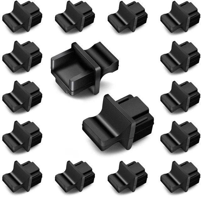 Main image of OPSTRAN RJ45 Dust Covers Caps Ethernet Port Plugs Suitable for Open Slot on Network Switch Silicone 100pcs/pack