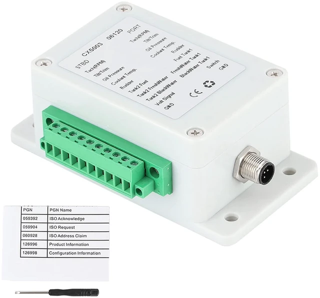 Main image of Acouto for nmea 2000 Converter, NMEA2000 Converter 932V DC IP67 Converter Box Convert Sensor Singal to NMEA2000 IP67 for Boat Yacht Marine Popular