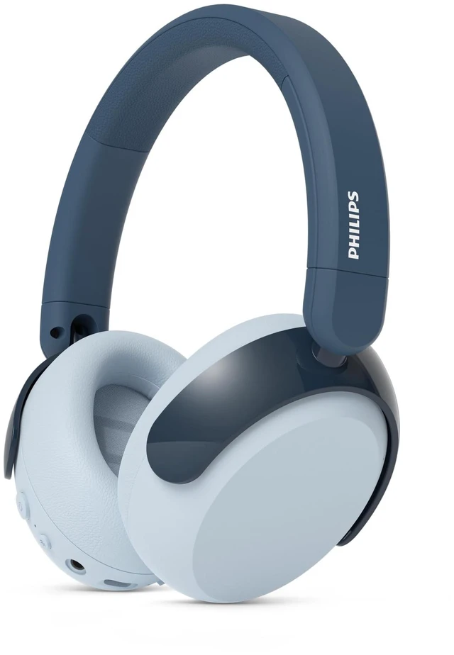 Main image of Philips TAK5500 Kids Wireless Over-Ear Bluetooth Headphones with Active Noise Canceling, 85dB Volume Limit, Audio Sharing - Real Teal