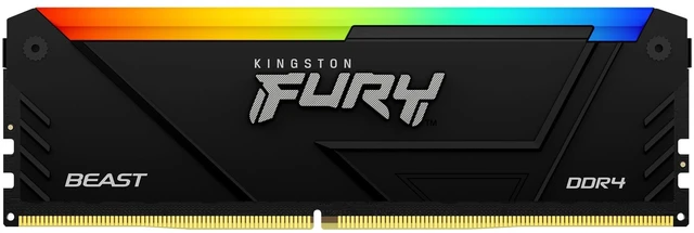 Main image of Kingston FURY Beast RGB 8GB 3200MT/s DDR4 CL16 DIMM Computer Memory KF432C16BB2A/8