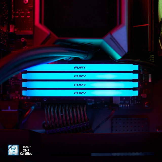 Alt view image 5 of 5 - Kingston FURY Beast RGB 8GB 3200MT/s DDR4 CL16 DIMM Computer Memory KF432C16BB2A/8