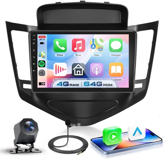 Main image of 4G+64G Android 15 Car Stereo for Chevrolet Chevy Cruze 2009-2015