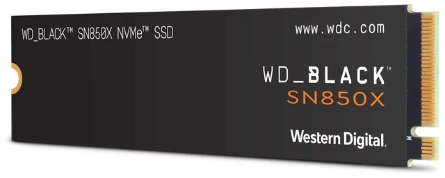 Main image of Western Digital WDS400T2X0E-EC Western Digital SN850X 4TB M.2-2280 PCIe Gen4 x 4 NVMe (Read Up to 7,300MB/sec) Internal SSD