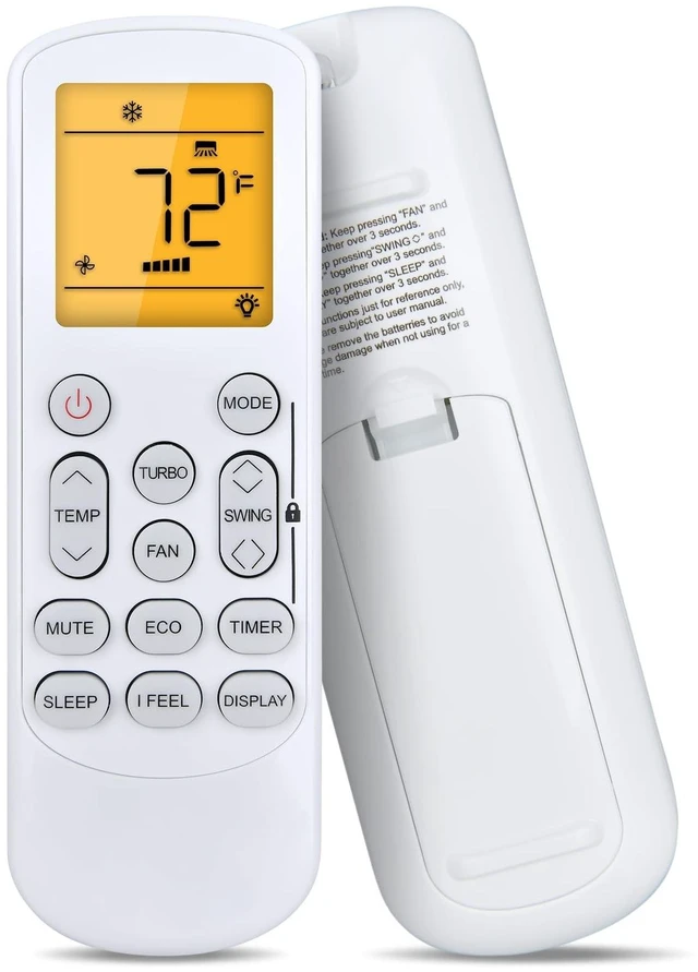 Main image of FQOUG Replacement for Pioneer Diamante Air Conditioner Remote Control, GYKQ-78, Backlit, Display in Fahrenheit and Celsius