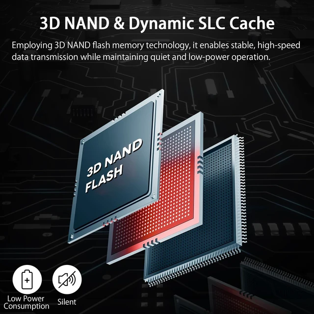 Alt view image 3 of 5 - Acclamator 1TB SSD SATA III 6 Gb/s 2.5'' Internal Solid State Drive