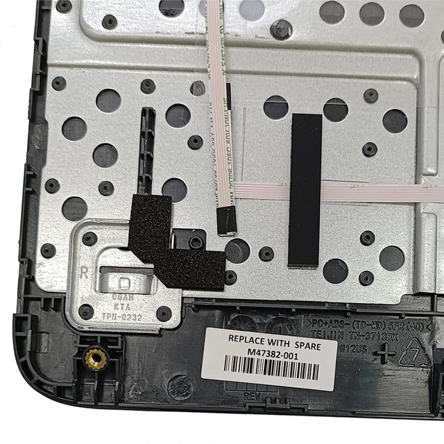 Alt view image 5 of 5 - M47382-001 Replacement for HP Chromebook 11 G9 EE Laptop Upper case Palmrest Assembly with US Keyboard and Touchpad