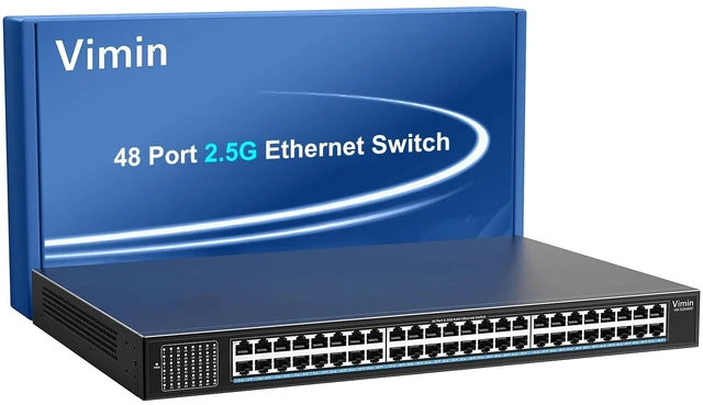 Main image of 2.5G Switch Unmanaged 48 Ports Plug & Play , 19-Inch Rackmount/Desktop