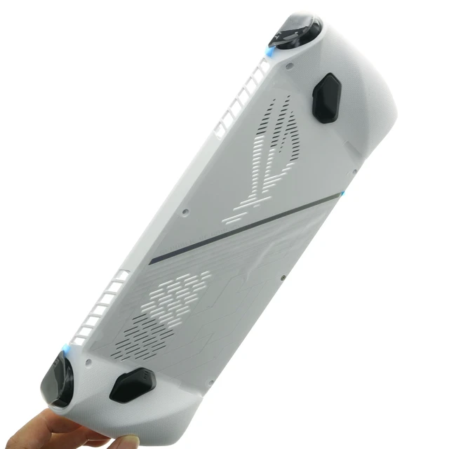 Alt view image 3 of 4 - White Bottom Base Cover Back Rear Shell Replacement for ASUS ROG Ally RC71L Ally.Z1 Z1 Extreme 90NV0GY0-R7DP11 Rear Housing Case