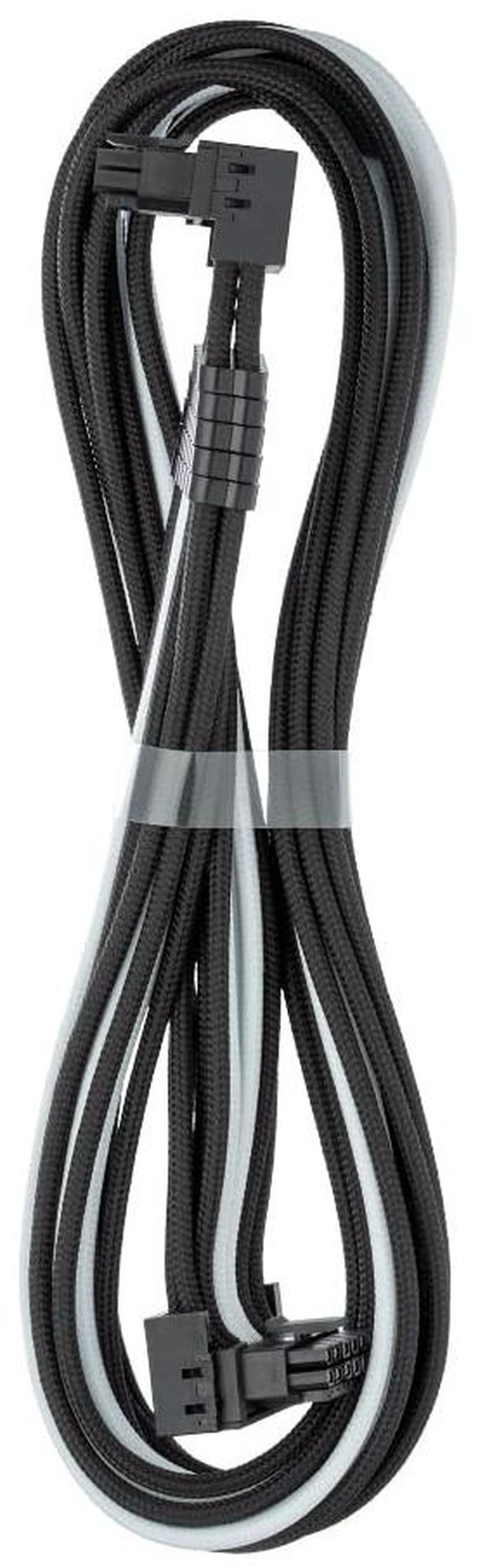 Main image of CableMod Pro ModFlex 12V-2x6 PCIe Cable for Corsair T5 (Blk+Wht, 16p,90B)