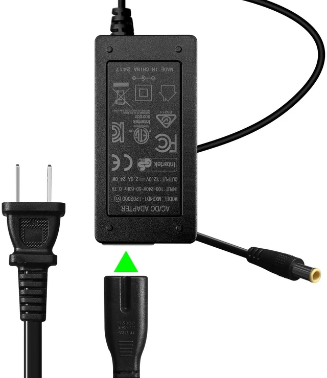 Alt view image 2 of 4 - 12V AC/DC Adapter Compatible with Meeasier Ptz Camera,30X 20X AI Tracking HDMI PTZ NDI Camera 12VDC DC12V 12.0 Volts Power Supply Cord Charger Cable PSU