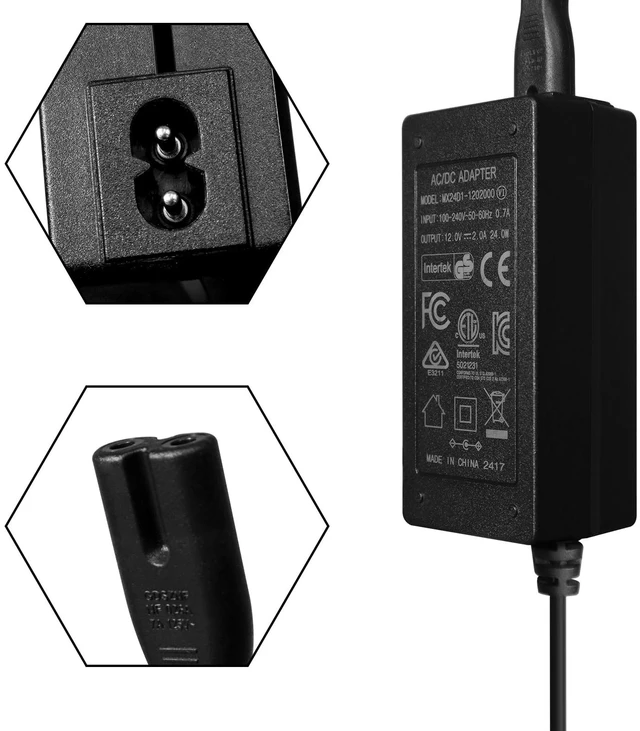 Alt view image 4 of 4 - 12V AC/DC Adapter Compatible with Meeasier Ptz Camera,30X 20X AI Tracking HDMI PTZ NDI Camera 12VDC DC12V 12.0 Volts Power Supply Cord Charger Cable PSU