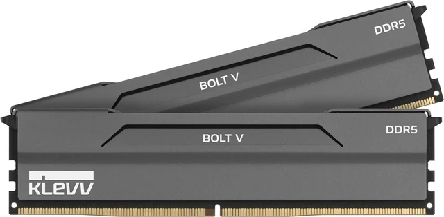 Main image of KLEVV Bolt V DDR5 32GB (2x16GB) 6000MHz CL28 1.35V Desktop Ram Memory Black