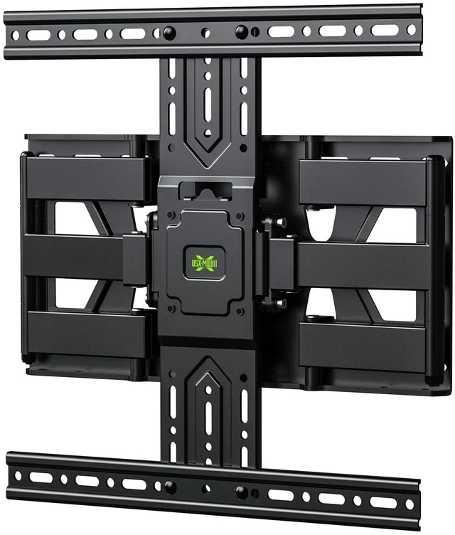 Main image of USX MOUNT Ultra Slim TV Wall Mount 37-75 Inch TVs Mount with Swivel and Tilt, Low Profile Full Motion Bracket with Articulating Dual Arms, Up to VESA 400X400 mm Max 16" Wood Studs, Holds 99lbs