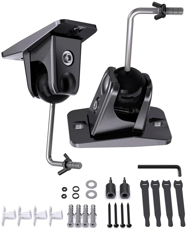 Main image of Speaker Ceiling Mount for Satellite Speaker, Tilt and Swivel, 2 Pack