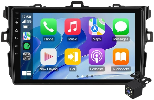Main image of 9 Inch IPS Touchscreen Linux Car Stereo for Toyota Corolla 2009-2013 with Wireless CarPlay & Android Auto Car Radio, Support Bluetooth, FM Radio, Backup Camera, SWC, Dual USB