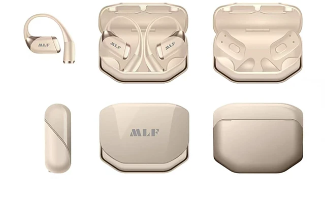 Main image of MLF-M007 AI Translation Earbuds Real Time Open Ear Translator Headphones Real Time Translation Earbuds Global Language Translator Earbuds Voice Amplification Clear Calls Beige