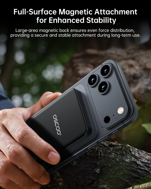 Alt view image 2 of 5 - 2TB Magnetic Portable SSD, Up to 2000MB/s External Solid State Drive
