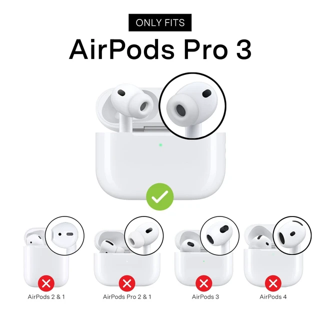 Alt view image 2 of 5 - VELVET CAVIAR for AirPods Pro 3 Case Cover - Cute Protective Hard Cases with Keychain Compatible with AirPods Pro 3 - Supergirl Krypto Glitter