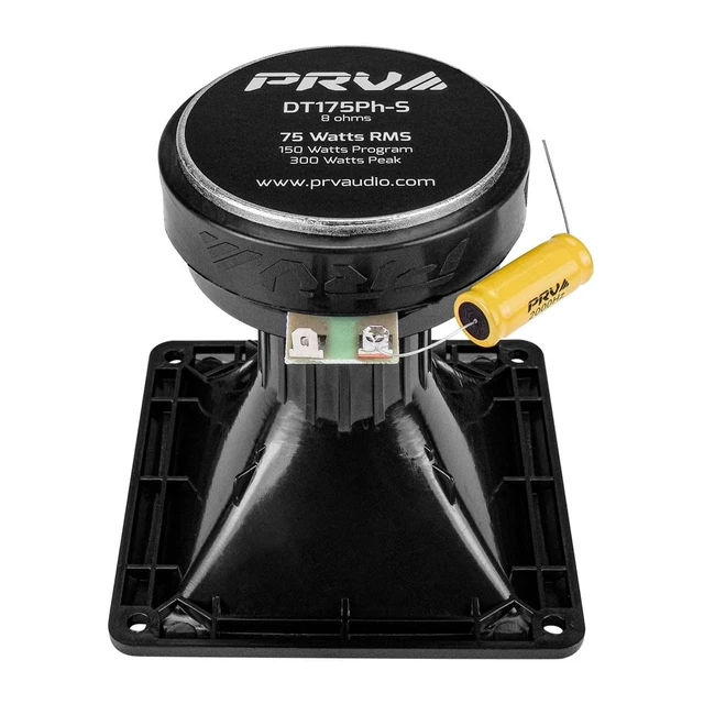 Alt view image 4 of 5 - PRV AUDIO WG175Ph 1" Exit Compression Driver, 150 Watts Program Power, High Frequency, 108dB Tweeter Driver + Horn Combo - Horn Driver Car Audio