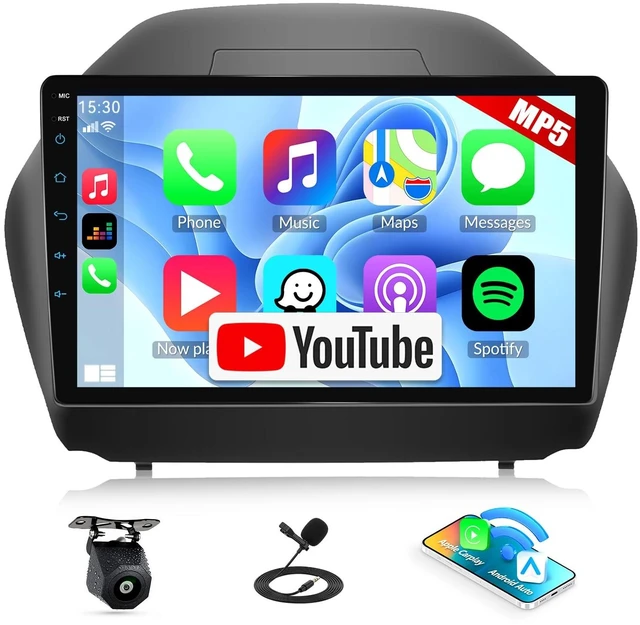 Main image of Car Radio for Hyundai Tucson IX35 2010-2015, Wireless CarPlay Android Auto